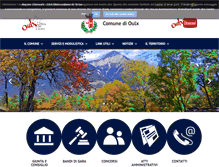 Tablet Screenshot of comune.oulx.to.it